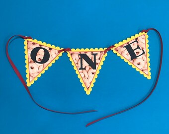 Cheerios Banner, 1st Birthday, ONE, High Chair