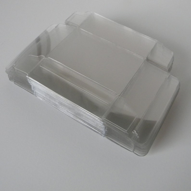 Clear Boxes 3 1/4 x 1 1/8 x 3 1/4 Inch , Set of 25 image 3