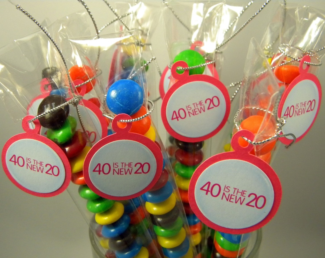 40th Birthday Party Favors 40 is the New 20 Candy Treat Etsy