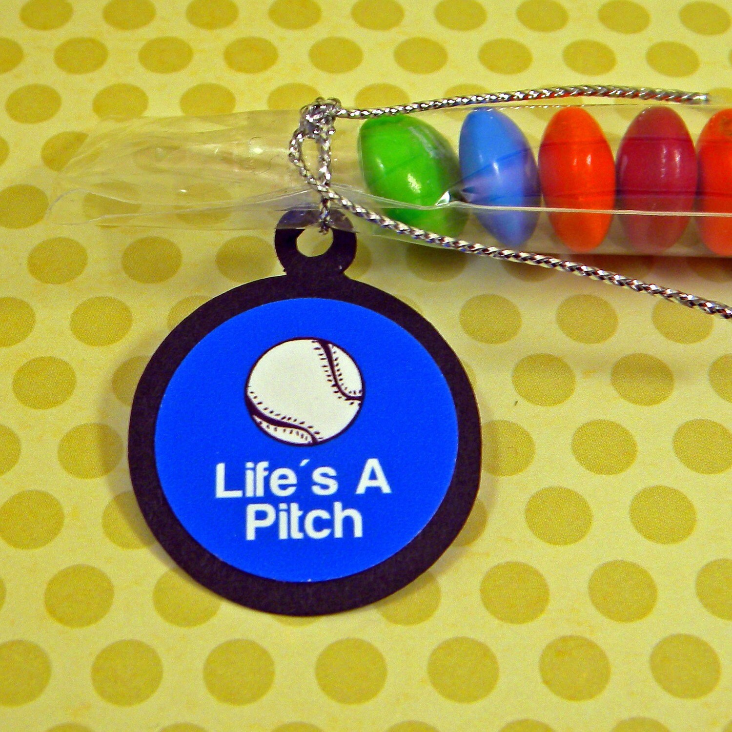 Baseball Candy Treat Bag Favors Life's A Pitch Set of 12 Etsy