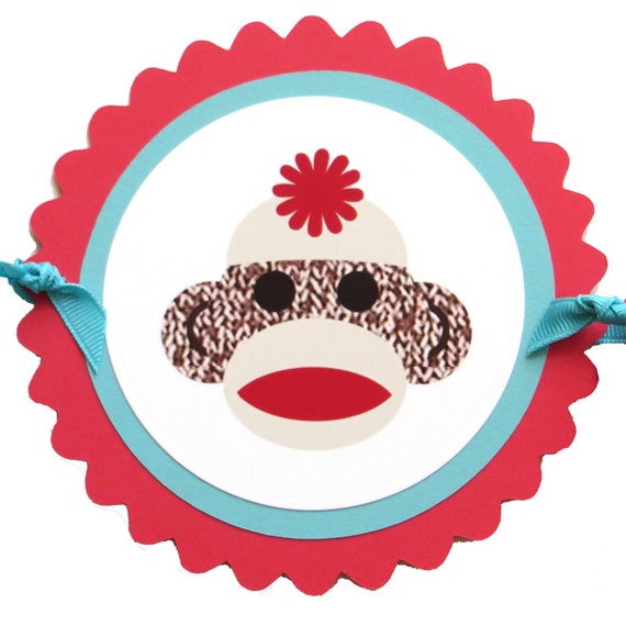 happy birthday sock monkey