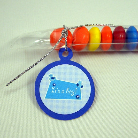 Baby Boy Shower Favor Candy Treat Bags It's A Boy Etsy
