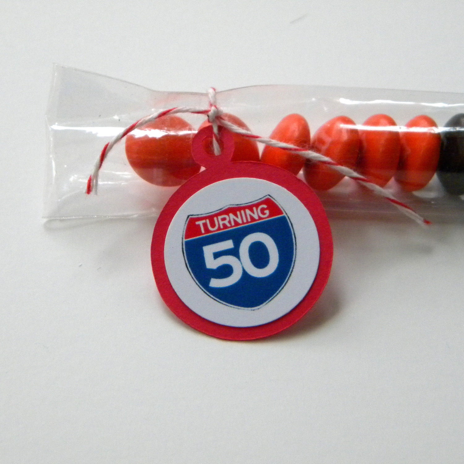 50th Birthday Party Favors Candy Treat Bags Turning 50 Set Etsy