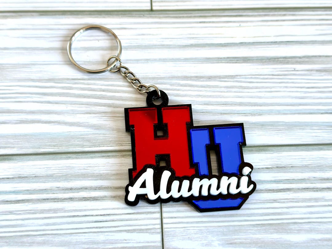 Howard University Alumni Mirrored Acrylic Keychain - Etsy