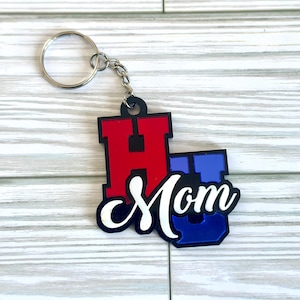 Howard University Mom Mirrored Acrylic Keychain