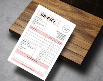 Bearbeitbare Rechnungsvorlage | Small Business Bestellschein (Digitaler Download)