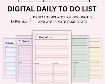 Digitale To Do-Liste Goodnotes Template Notability, Dark Mode To Do-Liste, Niedliche To Do-Vorlage, Einfache Aufgabenliste, Digitaler Planer