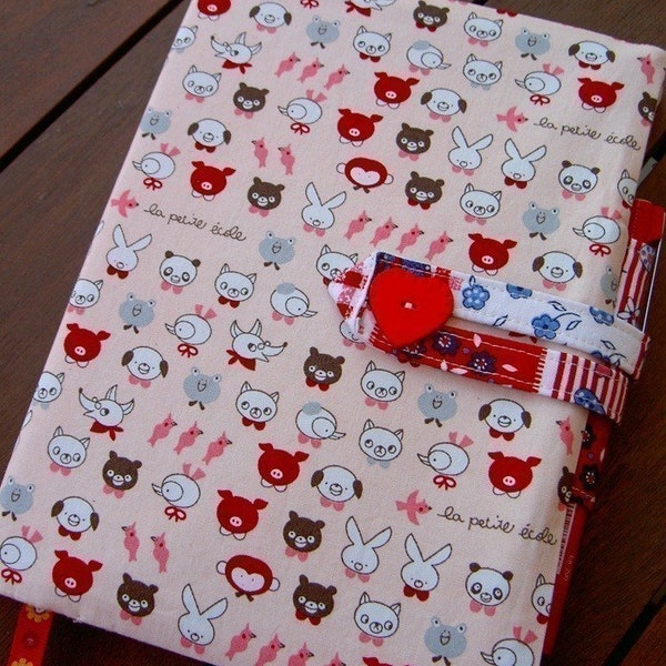 How to Make a Fabric Journal/Notebook Cover with Pen Holder - Digital File DIRECT DOWNLOAD