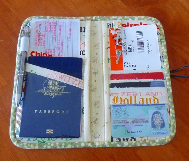How to Make a Travel Wallet/organizer Digital File DIRECT