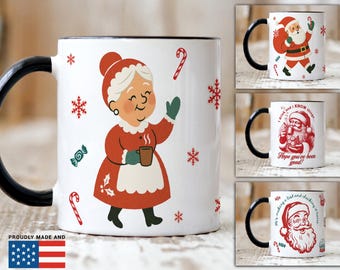 Retro Nana Mrs Claus Christmas Gift Personalized