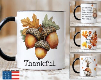 Spersonalizowany kubek Żołądź z napisem „Wdzięczny za Ciebie”