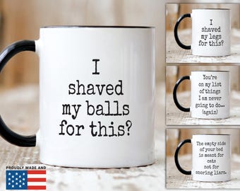 Sarcastic Relationship Mug • Funny Boyfriend Gift • Adult Humor Coffee Cup • Anniversary Gift for Him