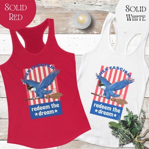Hex Faschismus, Redem the Dream, Cory Booker Filibuster, Damen Racerback Tank, Witchy T-Shirt, Witchcraft Kleidung, Pagan PROVEST