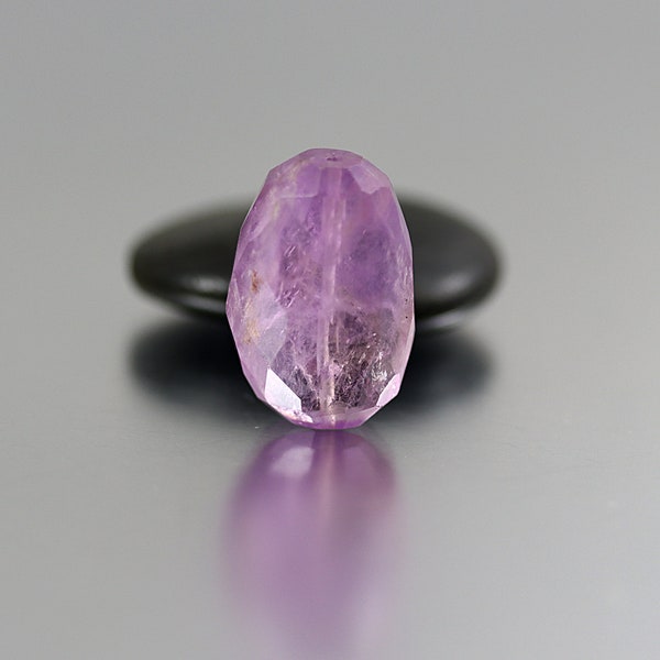 Big Amethyst Faceted Nugget Bead - Single - Amethyst Beads - 26mm