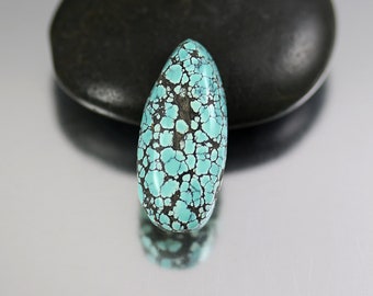 Natural Hubei Turquoise Cabachon - 24mm - Turquoise Cabachon - Not Drilled