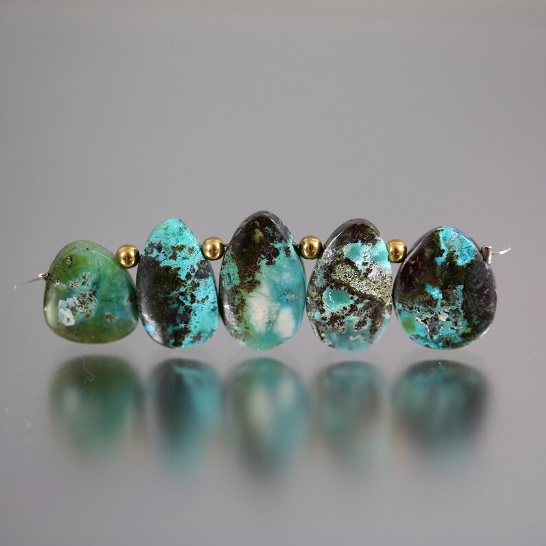 Gem Silica Bead Set 15 to 19mm Gem Silica Beads Set of 5 Etsy