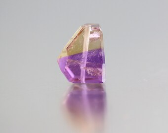 Ametrine Faceted Nugget Bead - Single - Ametrine Beads - 13 x 11mm