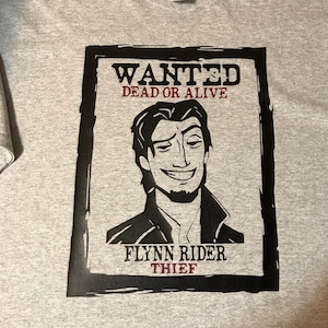 Flynn Rider Wanted Shirt
