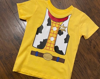 Woody Costume Shirt Toddler - Adult Sizes