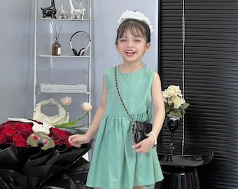 Mimi PDF Girls Dress Sewing Pattern, Girls Summer Dress Pattern, Easy Girl Dress Pattern, DIY kids Dress, Kids Dress With Lining Pattern