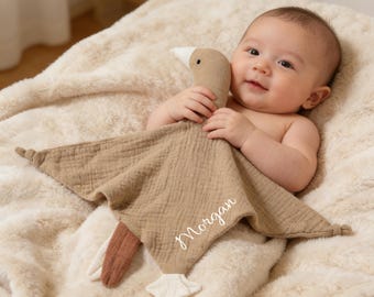 Personalized Duck Comforter,Custom Embroidered Baby Comforter,Monogrammed Baby Shower Gifts,Baby Comforter Blankets,Easter Gift