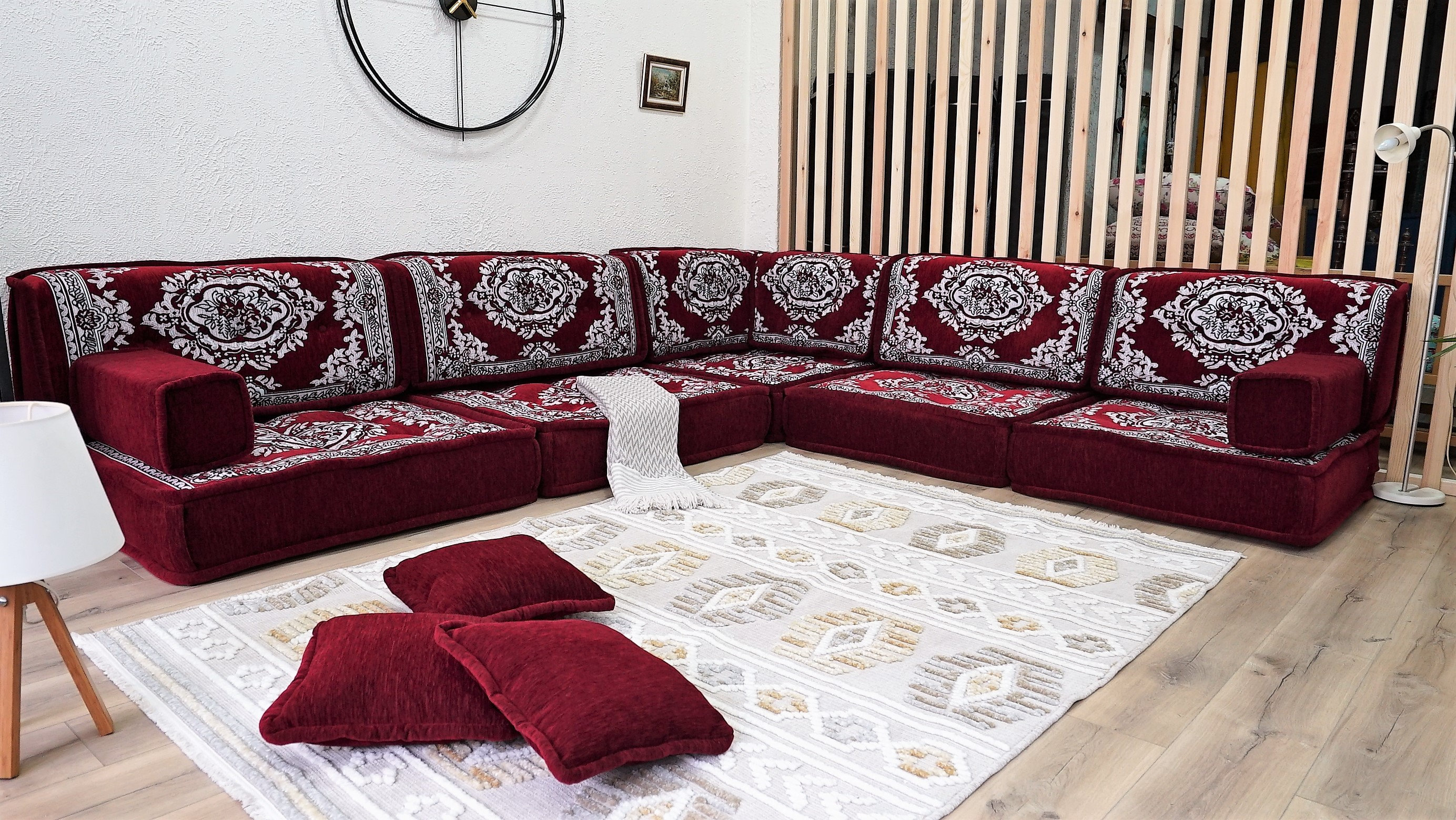 Ottoman Sofa, Arabic Majlis Sofa Set, Anatolian Couch Set, Ottoman