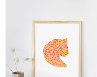 Leopard Digital Wall Print