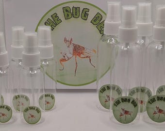 Spray bottles. Jumping spider. Isopod. Praying mantis. Invert