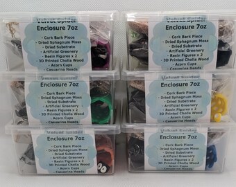 Velvet Spider Full Setup Kit 7oz. Substrate, Moss, Cork Bark