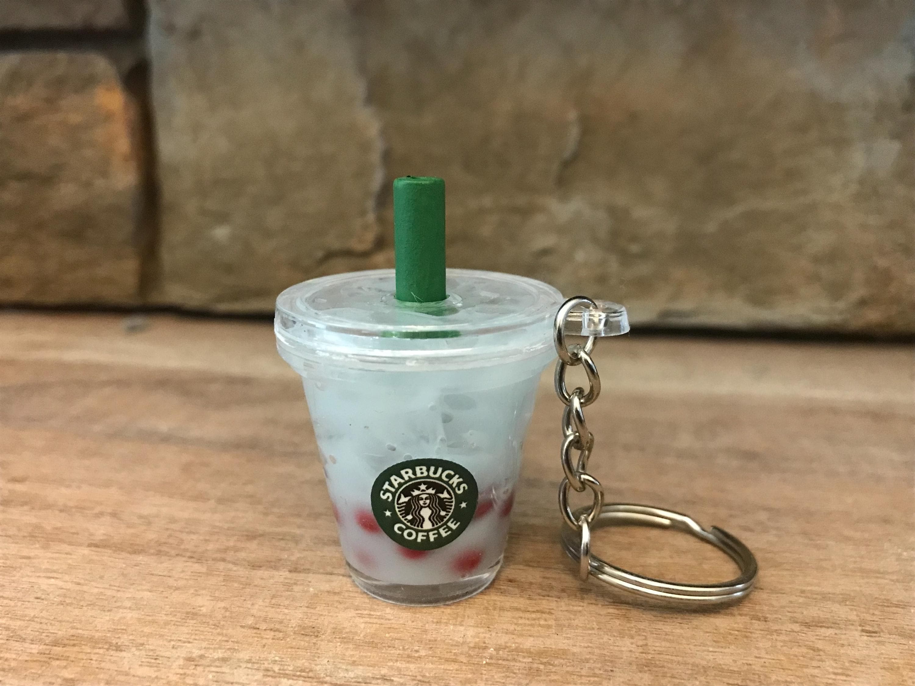 Seasonal Starbucks Drink Keychain Set: Pumpkin Spice, Peppermint
