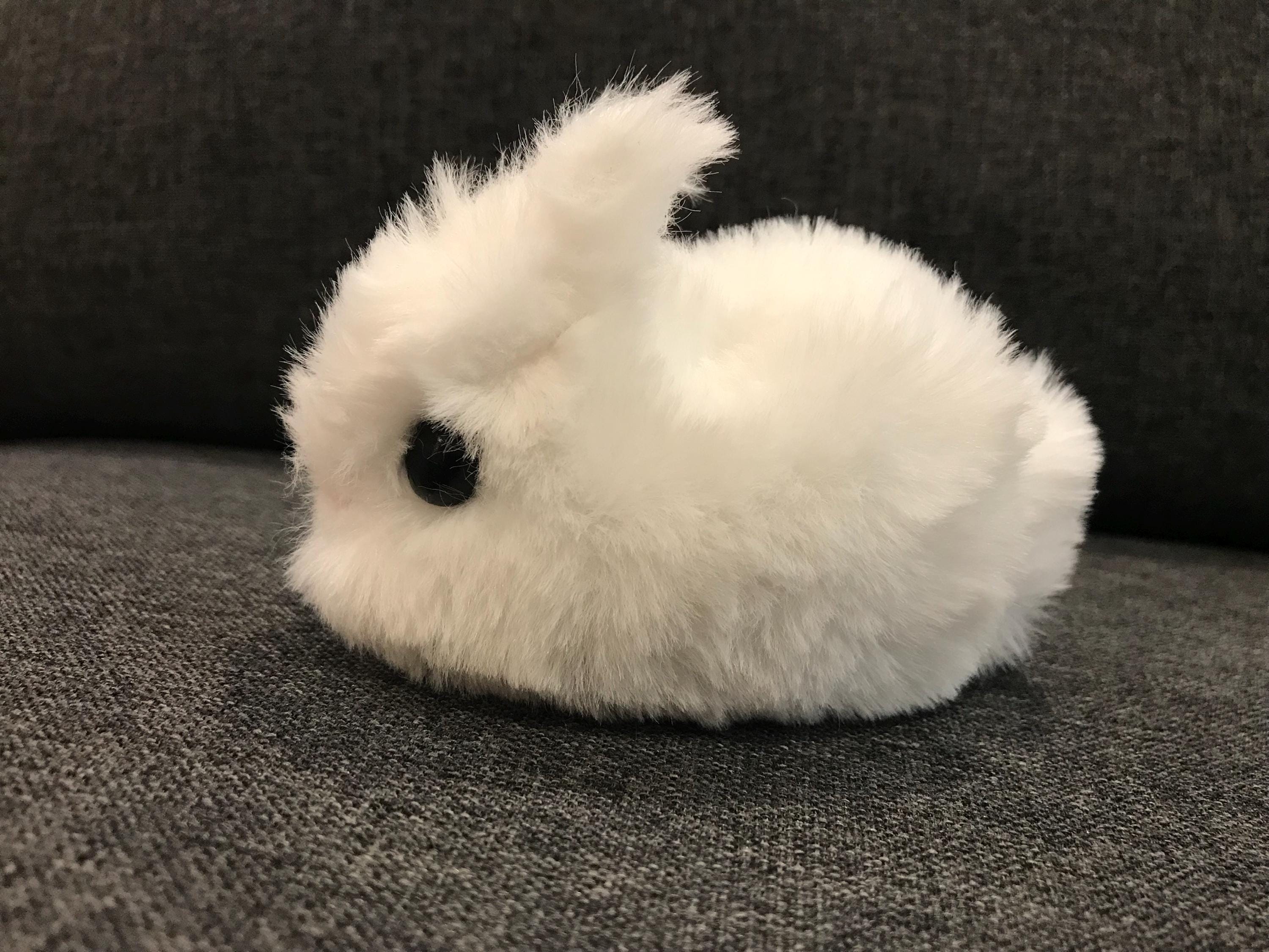 White Netherland Dwarf Rabbit Stuffed Animal Etsy