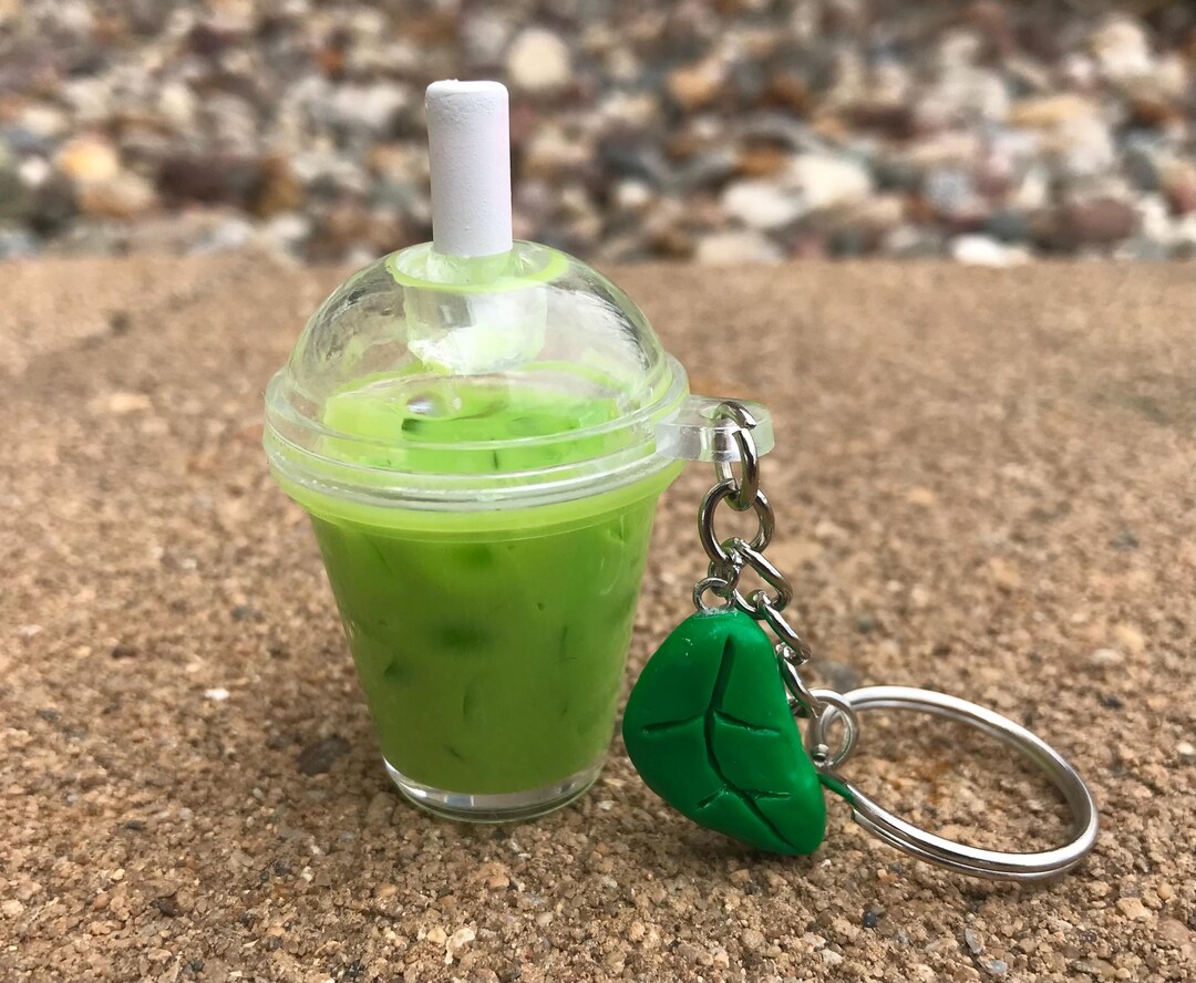 MATCHA TEA KEYCHAIN - Etsy
