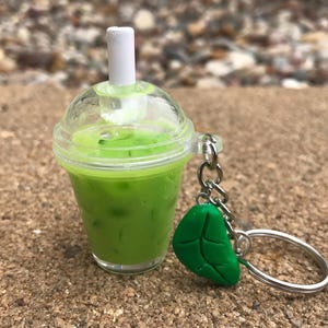 MATCHA TEA KEYCHAIN
