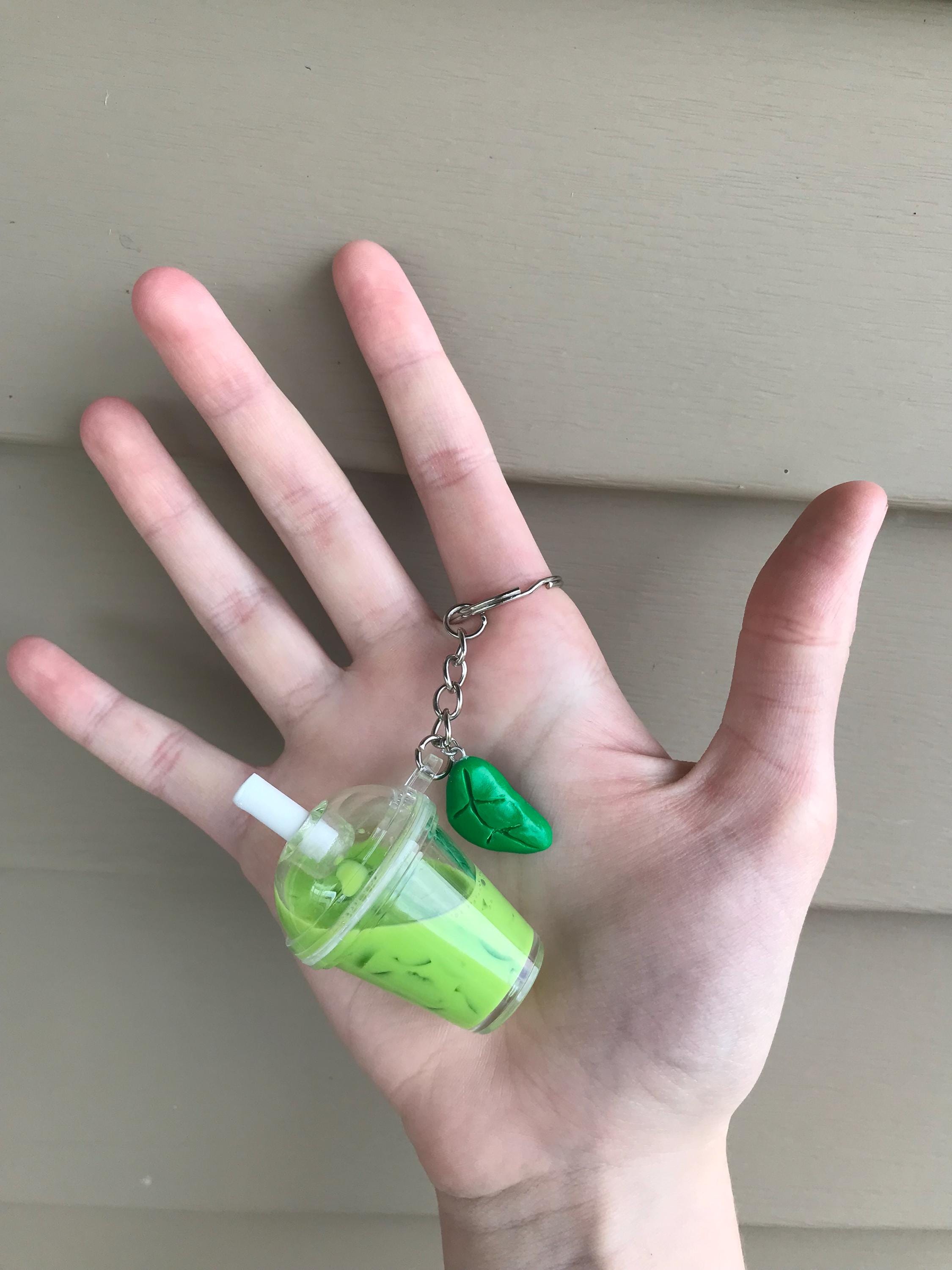 MATCHA TEA KEYCHAIN - Etsy