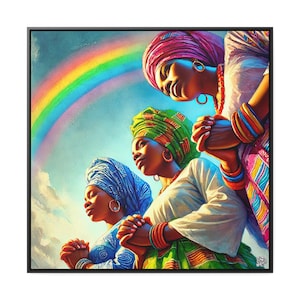 Betende Mütter | Afrikanische Frauen beten | Afrikanische Kunst | Schwarze Art
