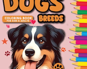 Dog Breeds Coloring Pages for Kids & Adults (PDF)
