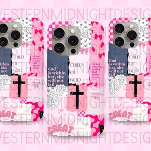 Kristen sublimeringsdesign för telefonskal | litet företag/flickigt/rosetter/Gud/PNG