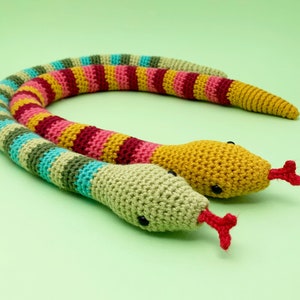 Snake amigurumi crochet pattern