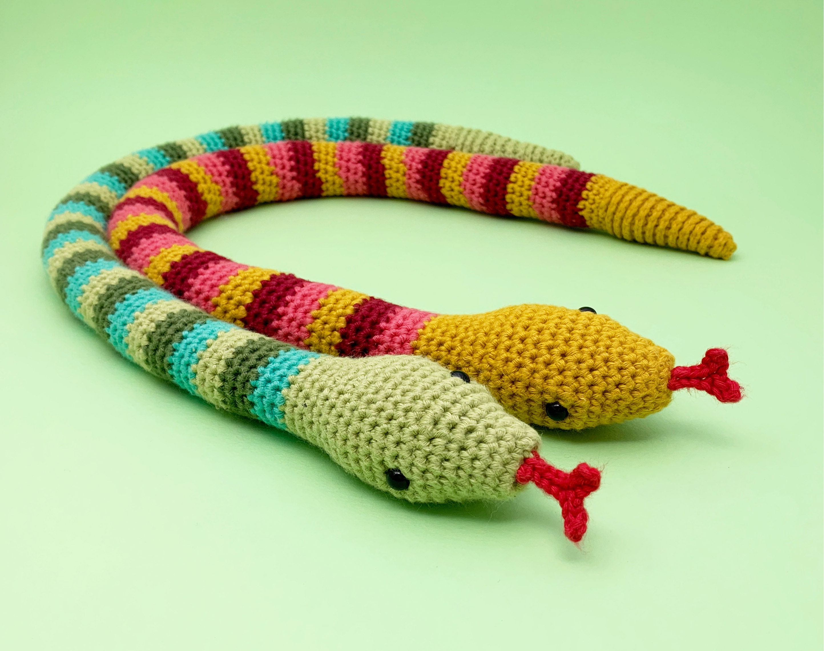 Snake Amigurumi Crochet Pattern - Etsy