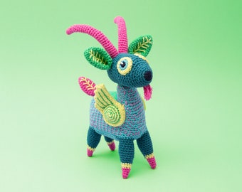 Goat Alebrije amigurumi crochet pattern