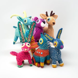 Alebrije amigurumi crochet pattern bundle US terms image 1