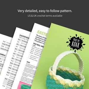 Crochet Easter Basket Pattern image 3