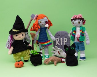 Halloween Crochet Pattern Bundle (UK crochet terms)