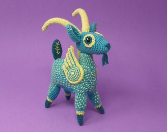 Goat Alebrije amigurumi crochet pattern