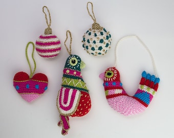 Crochet decoration pattern bundle UK terms