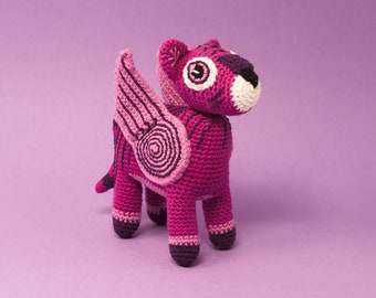 Tiger Alebrije amigurumi crochet pattern