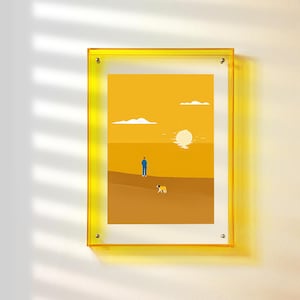 Marco de fotos acrílico colorido para montar en la pared, disponible en varios tamaños de color, adecuado para exhibiciones de carteles, marcos de fotos de bodas