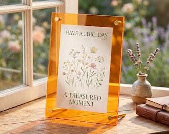 Acryl fotolijst, displaymontage, kleur 6-inch minimalistisch ornament, fotolijst, displaytafel