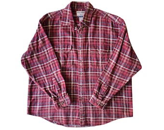 Vintage Retro Style Unisex Flannel Shirt CMCFS05