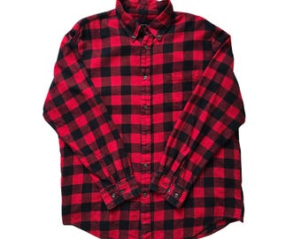 Vintage Retro Style Unisex Flannel Shirt CMCFS003
